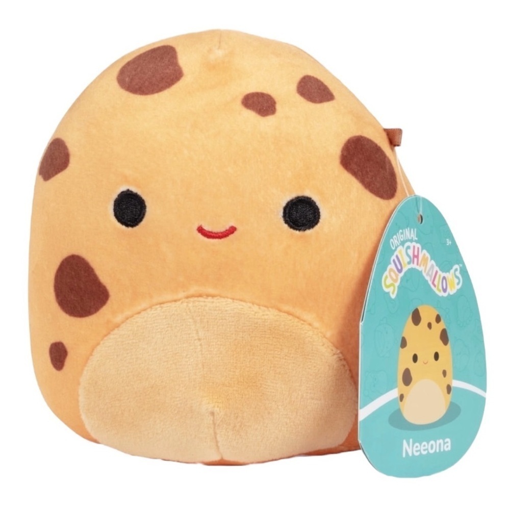 Squishmallows Neeona Tan and Brown Cookie Stuffed Animal